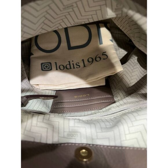 LODIS Texas Leather Convertible Priscilla Tote Bag Bark A667761 - Picture 13 of 13